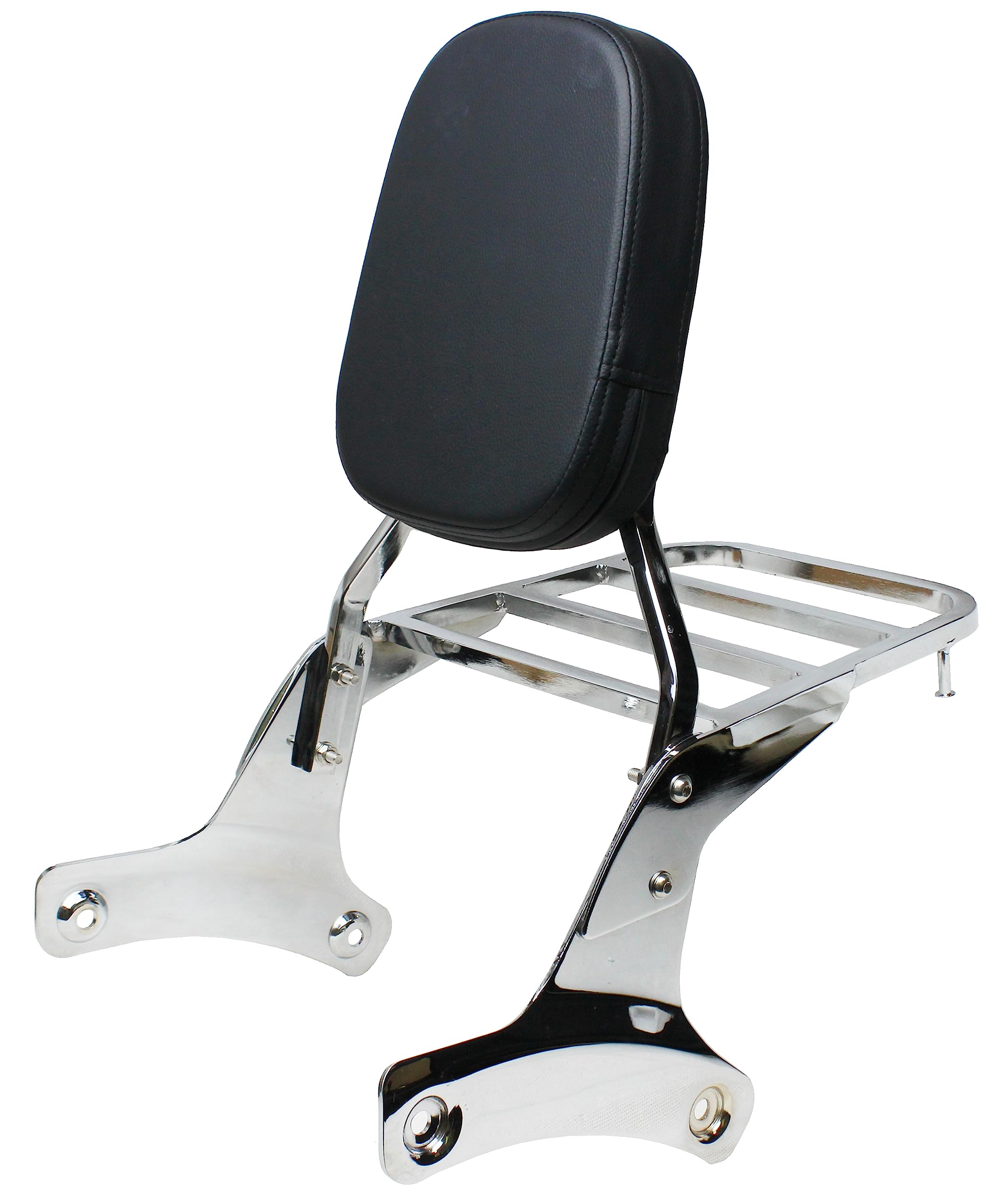 Photo 1 of YHMOTO Passenger Backrest Sissy Bar with Luggage Rack for Honda Ace 750 VT400 RC44 VT750C 1997-2003