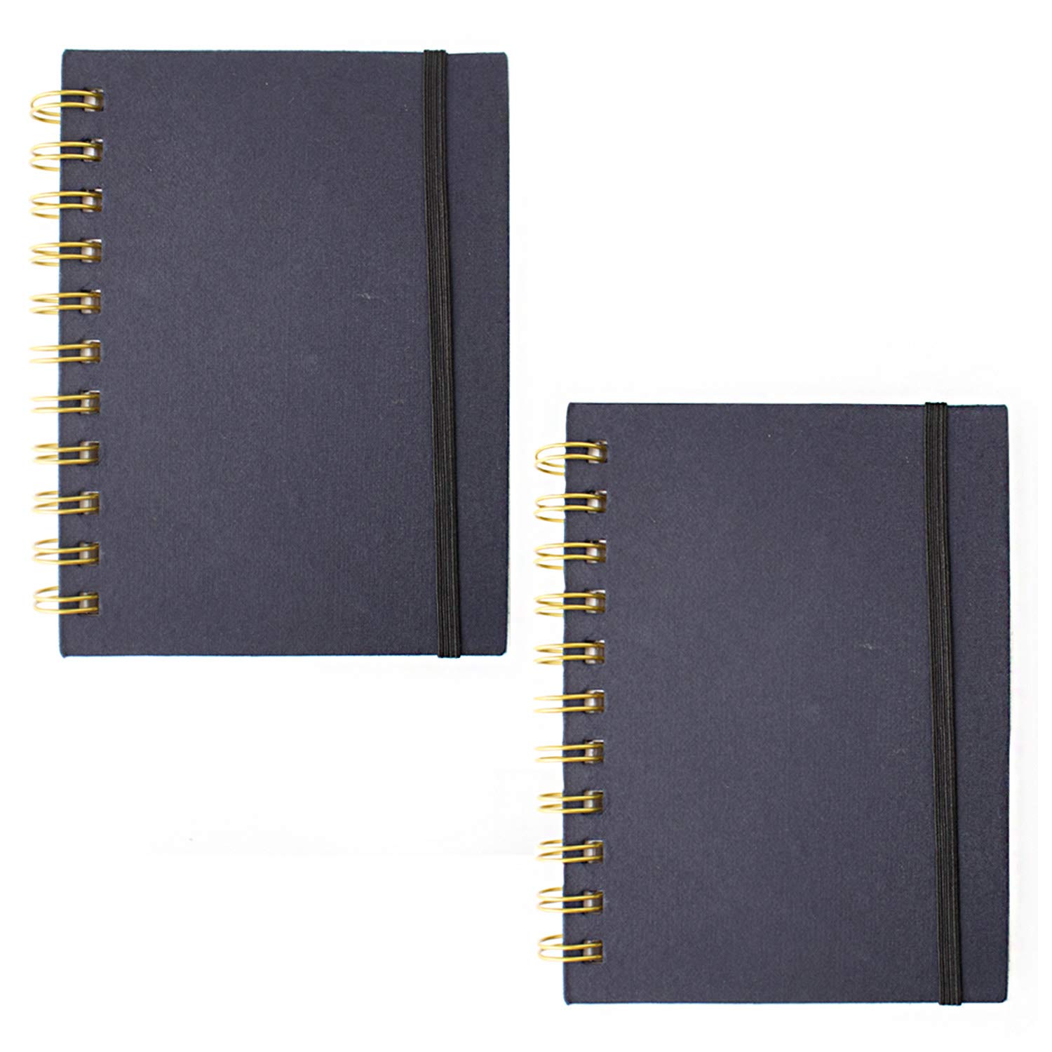 Artway Indigo Handmade Spiral Bound A6 Sketchbook - Portrait Twin Pack - 150gsm - 48 sheets/96 sides