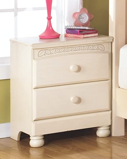 Ashley Furniture Signature Design Cottage Retreat Nightstand 2 Drawers Casual Kids Room Cream Cottage Amazon In Furniture Cottage Retreat Chest Of Drawers