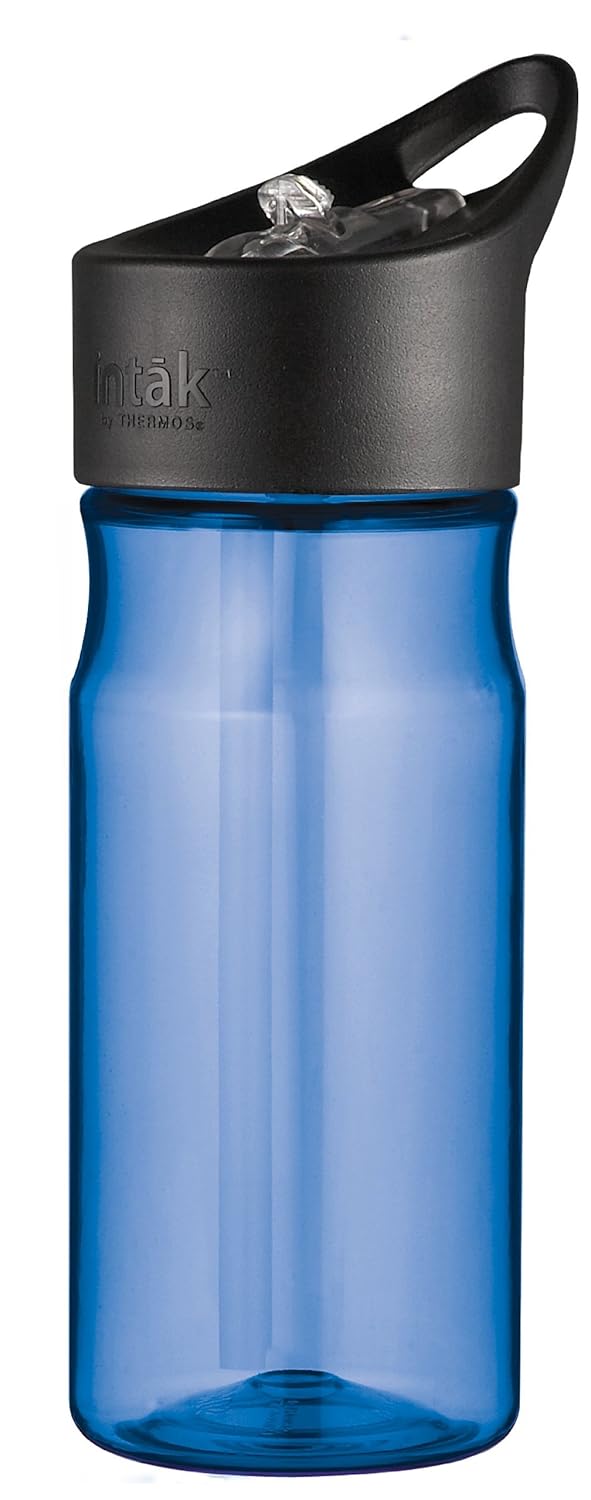 Thermos HP4040BLTRI6 18 Oz Blue Hydration Water Bottle With Built In