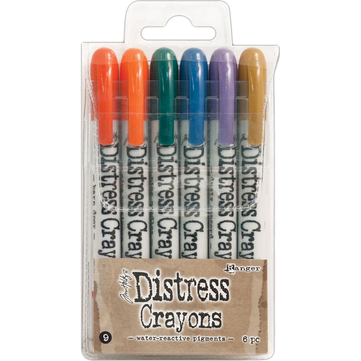 Ranger Tim Holtz - Distress Crayons Set 9, 13.97 x 8.25 x 1.27 cm