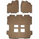 MAXLINER Floor Mats 3 Row Liner Set for 2011-2017 Honda Odyssey