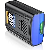 Sydelway 40V 6.0Ah Replacement for Kobalt 40V Battery MAX KM 2041B-06, KPM1040A-03, KM-1640-06, KM 4040-06, Fit for Kobalt Battery Charger (Blue)