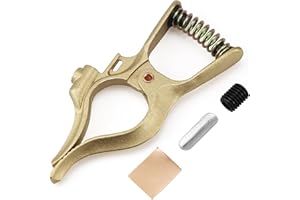 Vaphy T-Style Welding Ground Clamp Brass 500-Amp