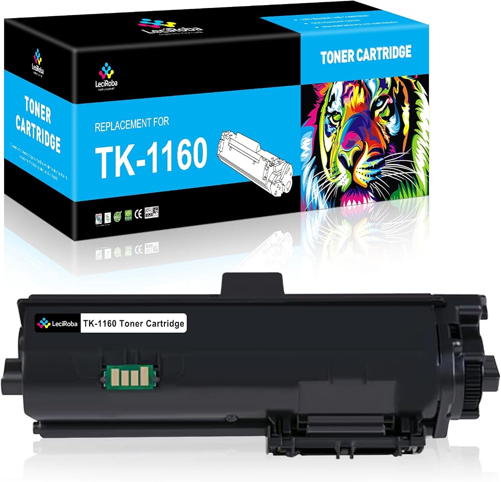 LeciRoba TK-1160 Black Toner Cartridge for Kyocera ECOSYS P2040DN P2050DN