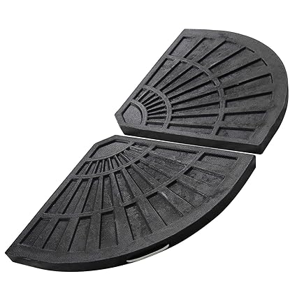 Amazon Com Homefun Umbrella Base Weights 27lbs Fan Shaped Resin