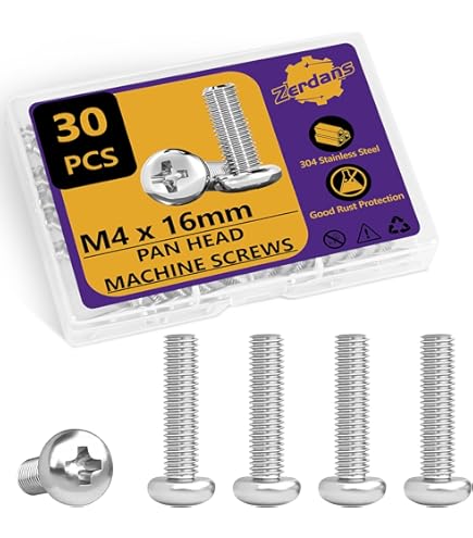 Lot Of 4 #6-32x1/4" Pan Head Phillips Machine Screws Zinc-Plated 3 Per