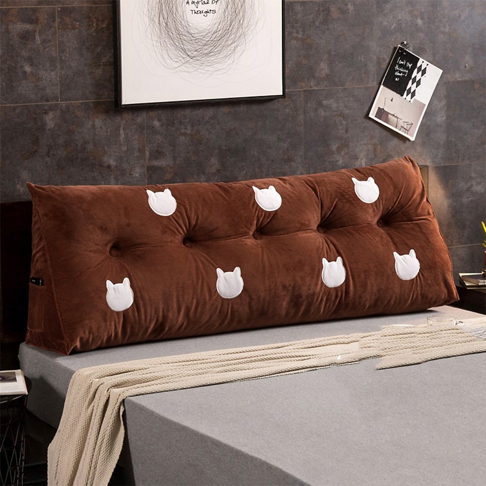 楽天カード分割 クッション ウェッジウェッジクッションパレットクッション布アート三角三次元大型バックソファクッションホームベッド ルーム腰椎クッション簡単に洗って多機能 5色 4サイズオプションをベッドベッド用ヘッドボードクッションベッド背もたれクッション