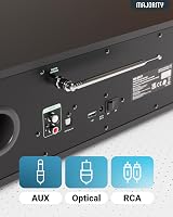MAJORITY Quadriga Internet Radio DAB+ CD Player 120W 2.1 Bluetooth Spotify view 6