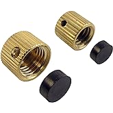 LASCO 06-9057 Bleeder Caps, 2 Pack, Brass