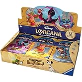 Ravensburger Disney Lorcana TCG: Into The Inklands Booster Pack Display | 24 Packs with 12 Trading Cards Each | Ideal for Col