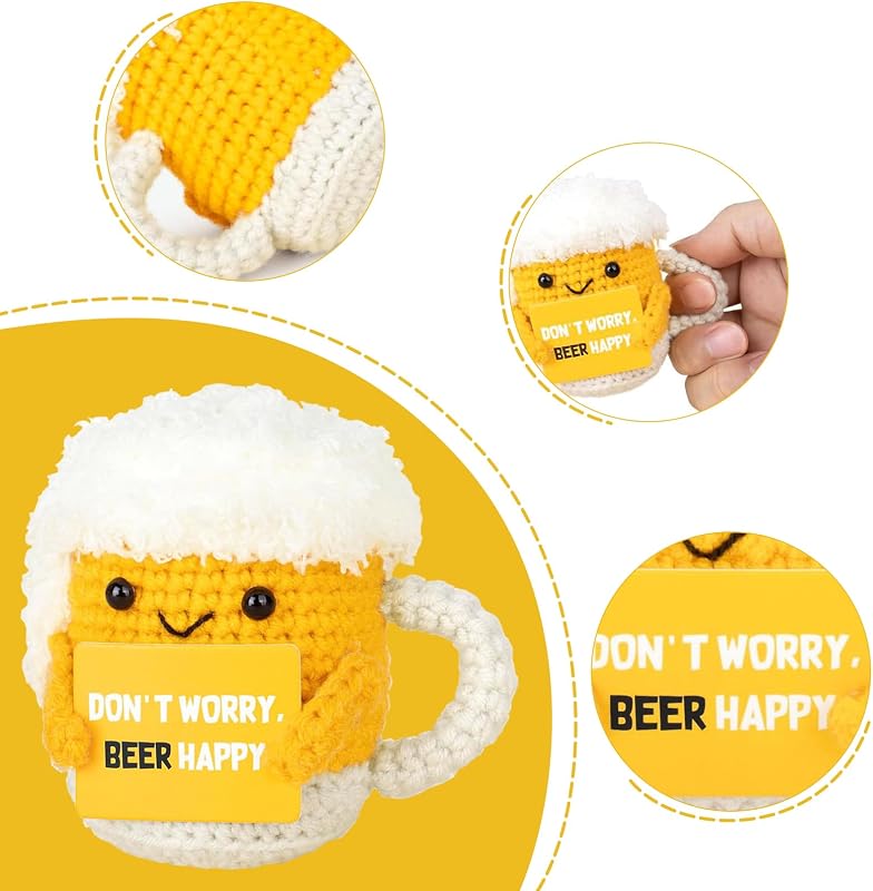 Bier Geschenk Bierkrug Design Emotional Support Weich Niedlich