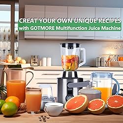 GOTMORE Juicer Machine, Blender & Grinder Combo 3