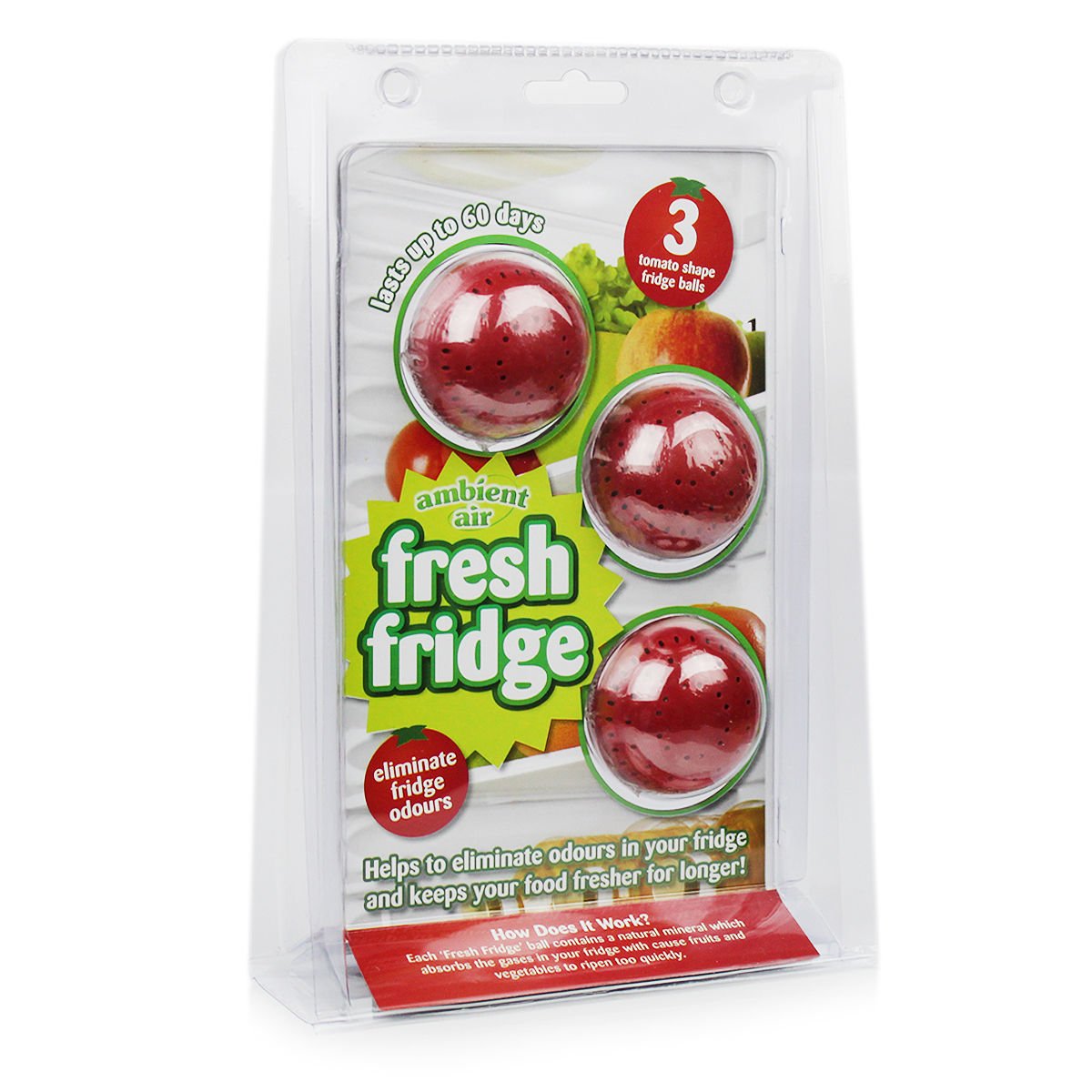 Ambient Air Fresh Frigorífico 3 unidades pelotas de nevera en ...