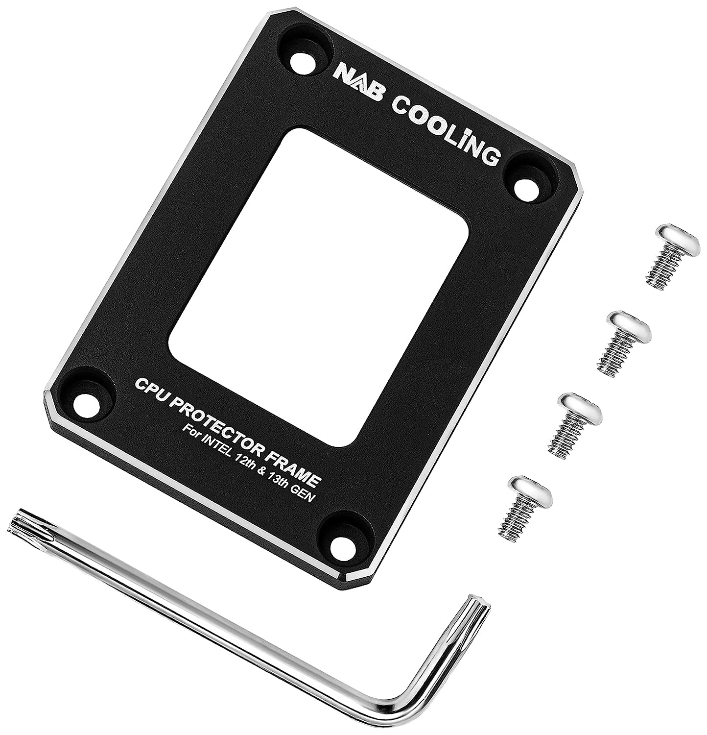 Nab CPU Contact Frame for Intel 12th & 13th Generation LGA 1700 Anti-Bending Buckle Black
