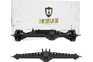 MEUS RACING 1/10 Nylon ISO Stright Axles with Front Axle Counterweight for Axial Capra II SCX10 II and Other DIY 1/10 RC Crawler (Capra Wheel Distance 224MM)