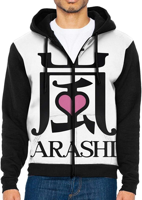 Amazon Co Jp 嵐 Arashi パーカー スウェット メンズ ジャケット 長袖 プルオーバー フード付き ジップアップ ゆったり おしゃれ プリント 春秋冬 スポーツ 男女兼用 贈り物 服 ファッション小物