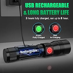 AdamStar UV Flashlight Black Light, 3-in-1 Magnetic