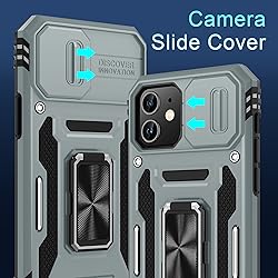 DEERLAMN Case for iPhone 11 with Slide Camera