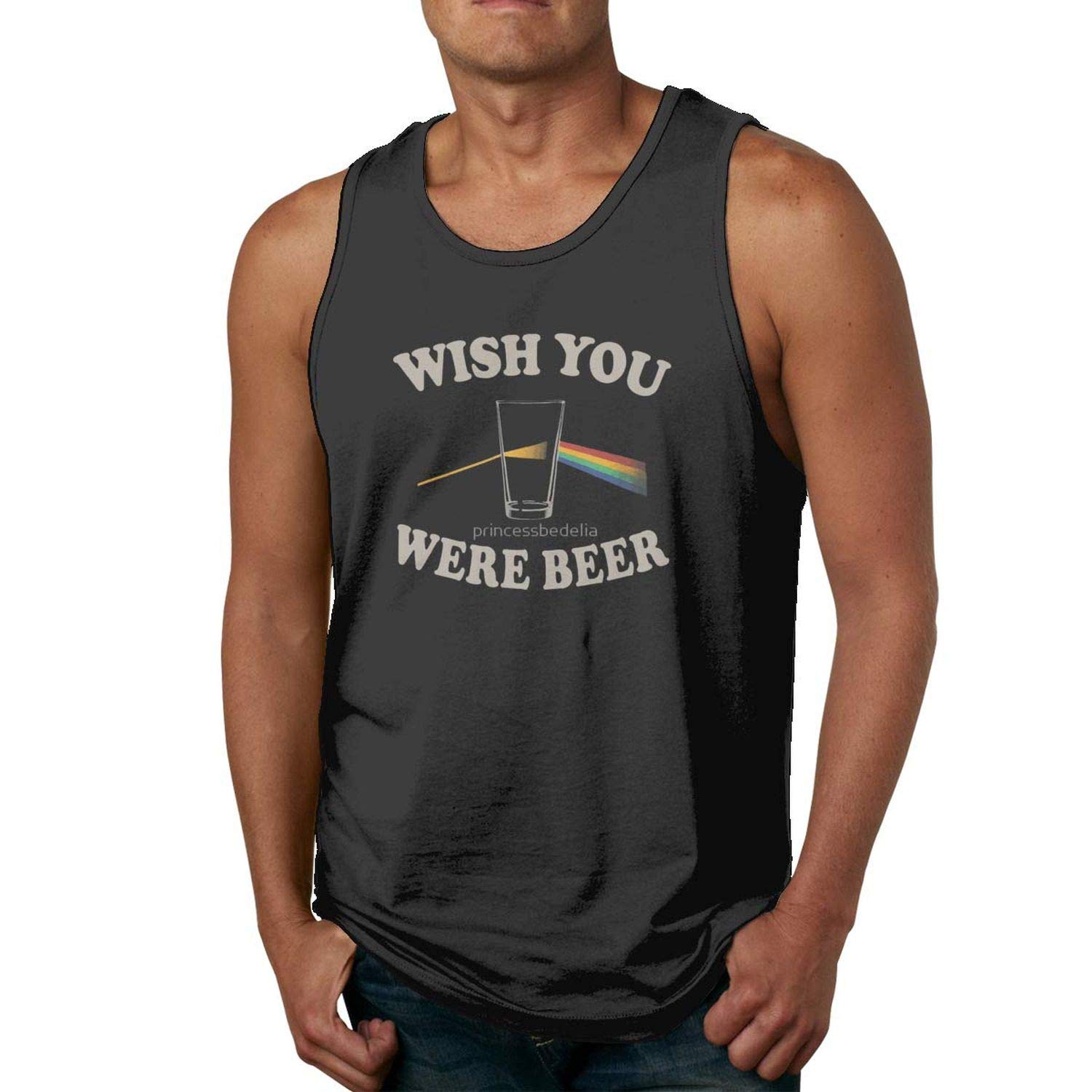 Wish You Were Beer Workout Sleeveless Tank Top Ts Shirts