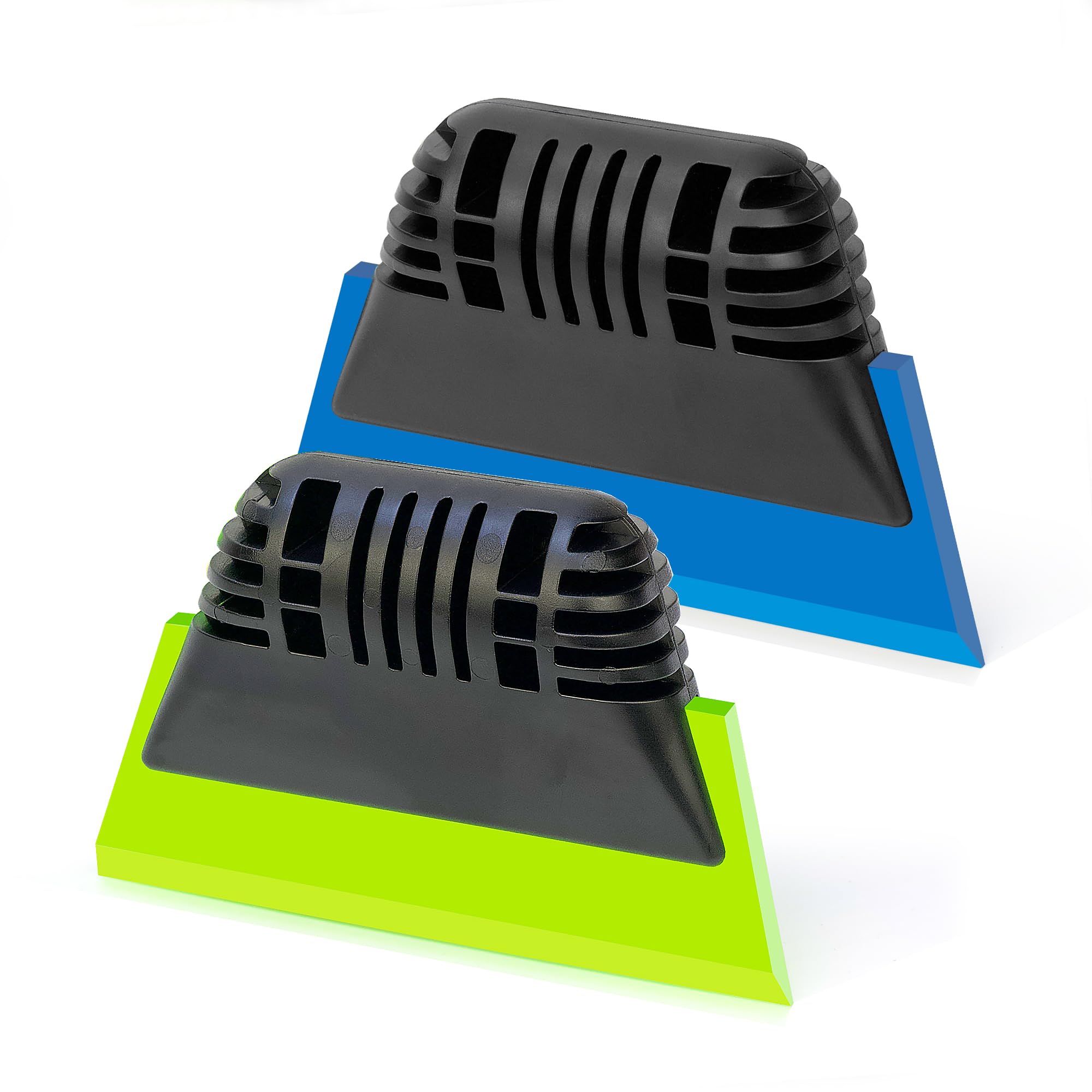 Umaki 4.9x3.3IN Rubber Blade Small Squeegee, Glass Wiper Window Squeegee for Mirror, Countertop, Window Film Application & Shower Glass Doors, Efficient Cleaning, 2Pack