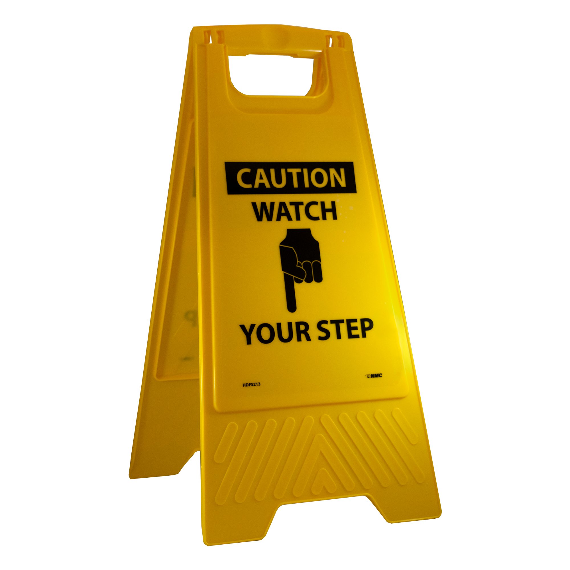 NMC HDFS213 CAUTION-WATCH YOUR STEP Sign with