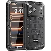 Beasyjoy for iPhone 17 Pro Max Case Waterproof, Heavy Duty Metal Case with Built-in Screen Protector, Full Body Rugged Military Grade Shockproof Dustproof Cover for Construction Outdoor 6.9", Black