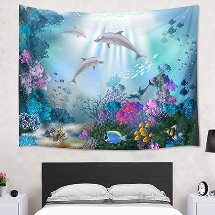 Partydekoration Coral Reef Tropical Fish Hanging Decorations Under