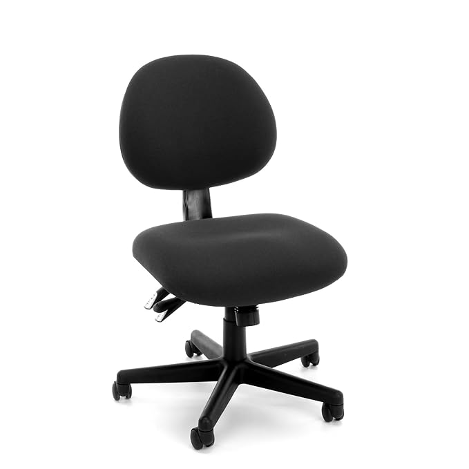 OFM Core Collection 24 Hour Ergonomic Upholstered Armless Task Chair
