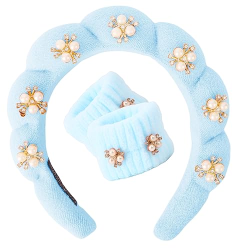 OWill 3 PCS Skincare Headband for Washing face, Terry Towel Cloth Hair Band Makeup Headband for Women Wash Skincare Removal Shower, Spa Headbands for Women