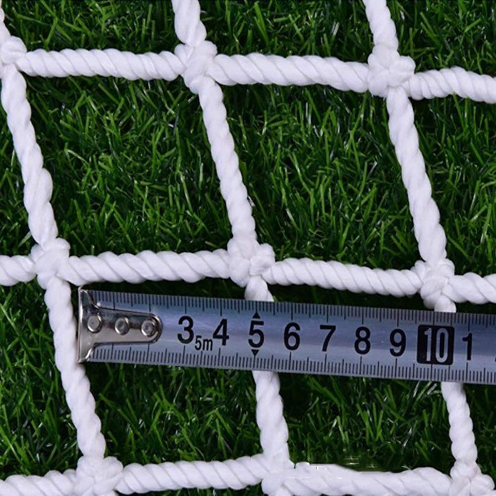 Stasy White Nylon Rope Multi-Purpose Safety Net for Children, Climbing Mesh Rope Woven Balcony Railing Net Stair Railing Children's Games Indoor Decoration