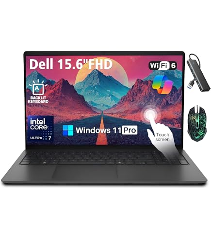 Amazon.com: 15.6'' FHD Dell Touchscreen Laptop,Intel Ultra 9 (Beat