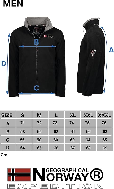 Tamazonie Herren Leichte Fleecejacke, weich & warm, Outdoor Fleece, Freizeit, (Marineblau L)