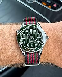 Hemsut Military Style Watch Strap, Seat Belt Watch