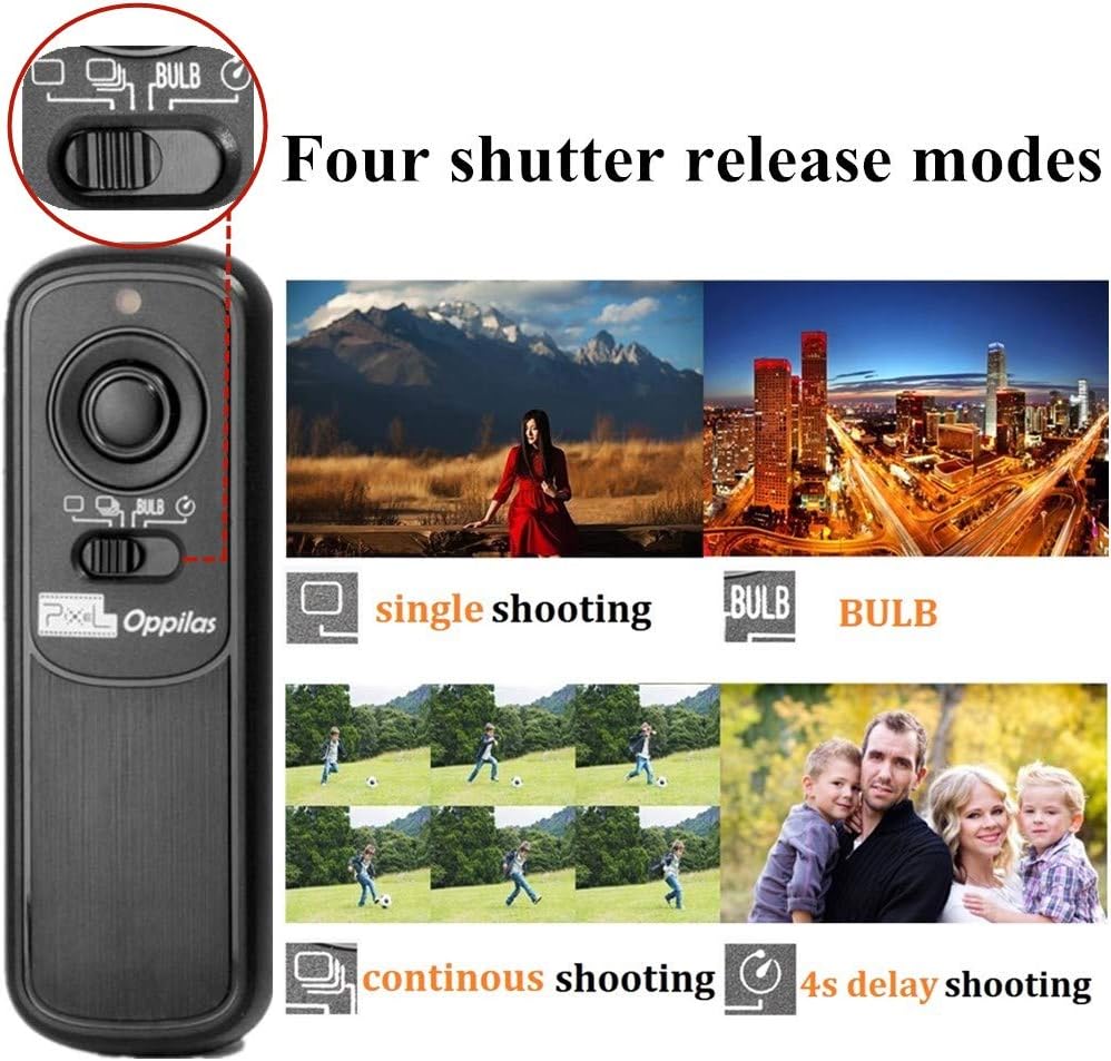 Pixel RW221 Wireless Remote Shutter Release/Remote Control for Multi Interface Camera, black, RW221/DC2 - Image 3