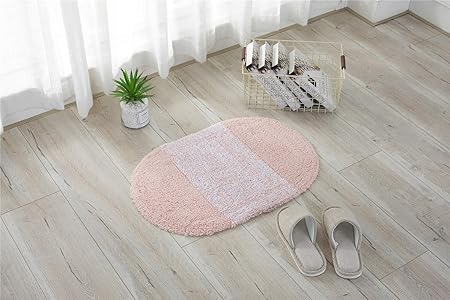 Jsjcheng Tappeto Morbido 100 Cotone Assorbente Spesso E