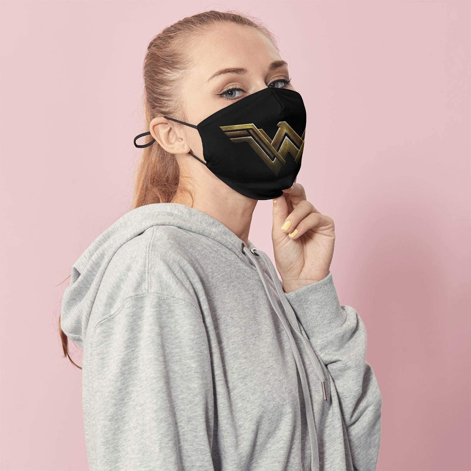 3Pack Anime Face-Mask,adjustable Reusable Mouthguard£¬Washable Dust and Wind Mask,male and Female Adults: Clothing