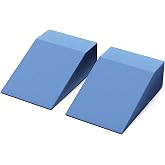 StrongTek Yoga Wedge Blocks, Soft EVA Foam, Set of 2 with Carry Bag | Soft Wrist, Ankle and Heel Support, Balance and Strength Training, Squats, Push-Ups, Planks, Yoga, Pilates, Easy to Clean
