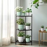 T4U 4 Pack 18cm Self Watering Plant Pots Indoor Green House Planters view 7