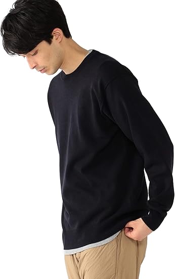 Amazon ビーミング ライフストア By ビームス ニット セーター B Ming By Beams ハイゲージ ジャブジャブ クルーネックニット メンズ セーター 通販