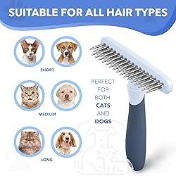 Dog rake deshedding dematting Brush Comb