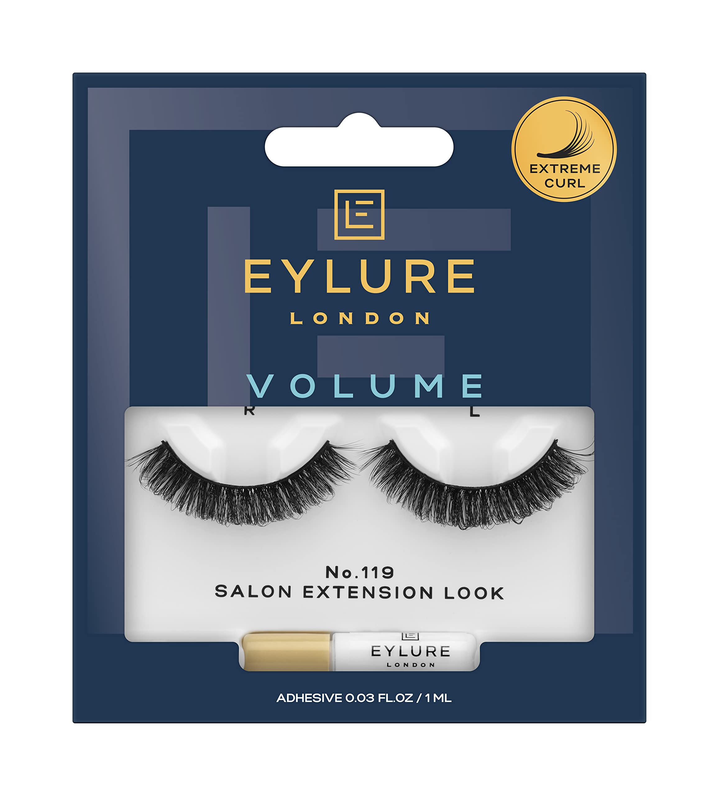 Eylure Volume & Curl No. 119 False Lashes (packaging may vary)