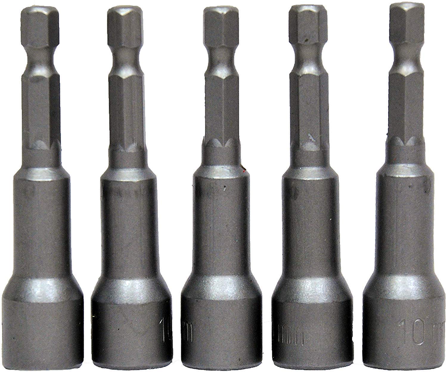 BRUSH HOUSE Nut Driver Bit Set Grey 5 Hexagon Nut Driver