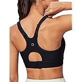 IUGA High Impact Sports Bras for Women High Support Racerback Sports Bra with Sewn-in Pads Adjustable Straps