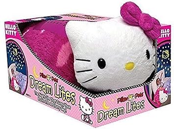 Amazon Com Pillow Pets Dream Lite Hello Kitty Plush Toys Games