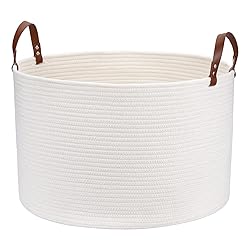 XXL Large Baskets for Storage 20"X20"X13" Cotton
