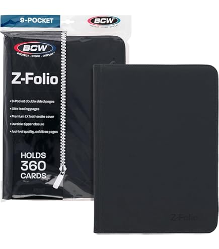 Album ボードケース Amazon.com: BCW Z-Folio LX Zipper Portfolio - Premium Gray