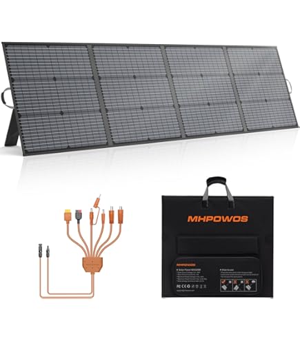 Amazon.com : SOKIOVOLA N-Type 16BB 220W Portable Solar Panel for