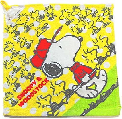 Amazon スヌーピーループ付きタオル ｗｏｏｄｓｔｏｃｋ スヌーピータオル タオル スヌーピー ループ付きタオル ウォッシュタオル キャラクター ｓｎｏｏｐｙ ハンドタオル ホーム キッチン オンライン通販