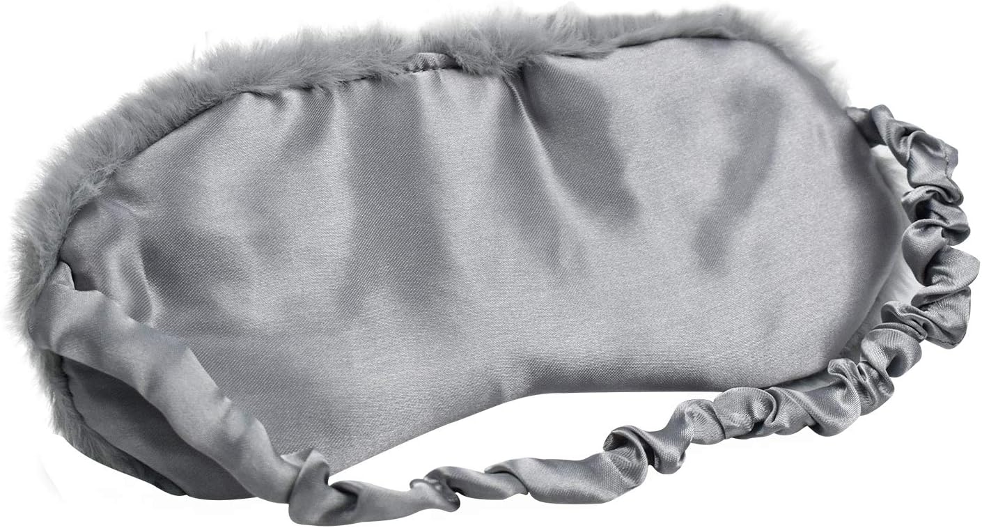 Eye Mask for Sleeping Ulife Mall Cute Sloth Funny Animal Soft Fluffy Plush Sleep Mask Novelty Blindfold Breathable Silk Eye Cover for Women Men Girls Kids Night Nap Travel Meditation - Image 3